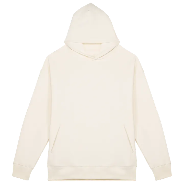 Sweat-shirt écoresponsable à capuche oversize unisexe Ivory
