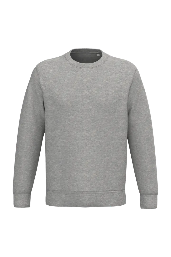 Umweltfreundliches Unisex-Sweatshirt mit Rundhalsausschnitt Moon Grey Heather