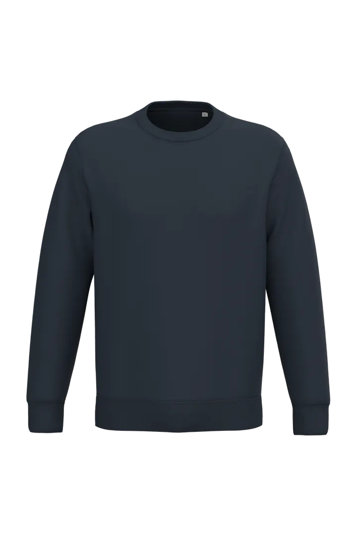 Umweltfreundliches Unisex-Sweatshirt mit Rundhalsausschnitt Navy Blue