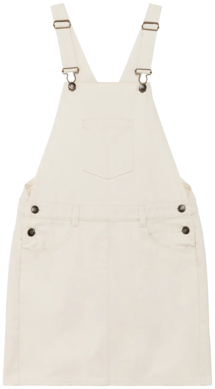 Umweltfreundliches Damen-Latzkleid Ivory