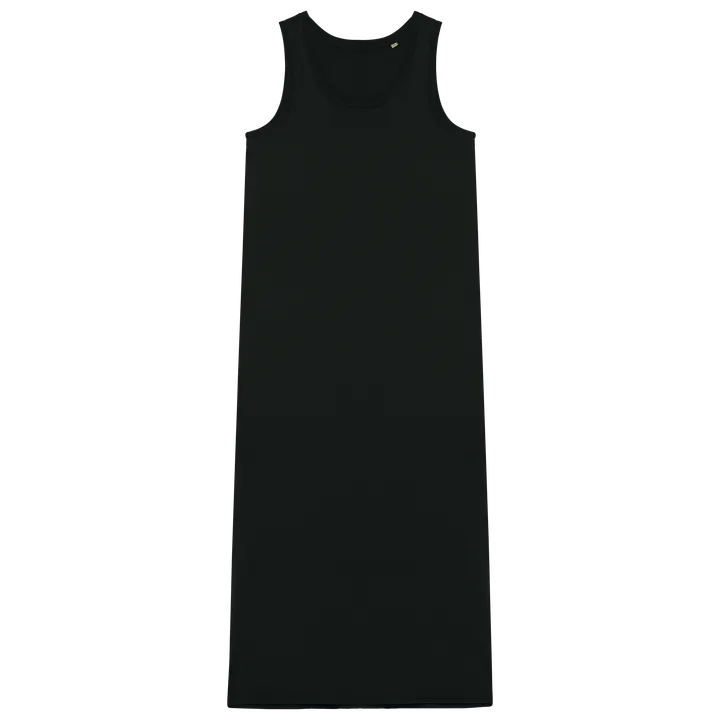 Robe écoresponsable délavée en jersey femme Washed Coal Grey