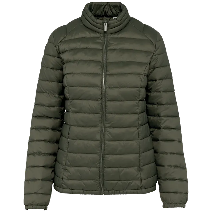 Doudoune légère écoresponsable femme Organic Khaki