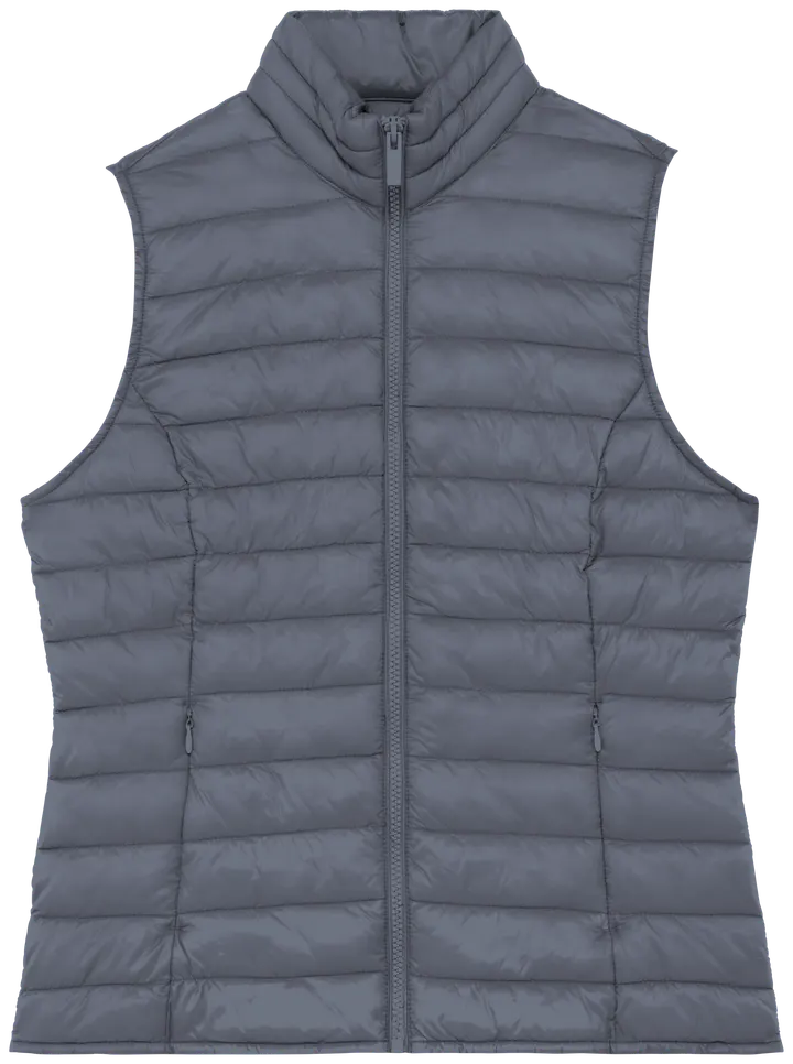 Leichter umweltfreundlicher Bodywarmer für Damen Mineral Grey