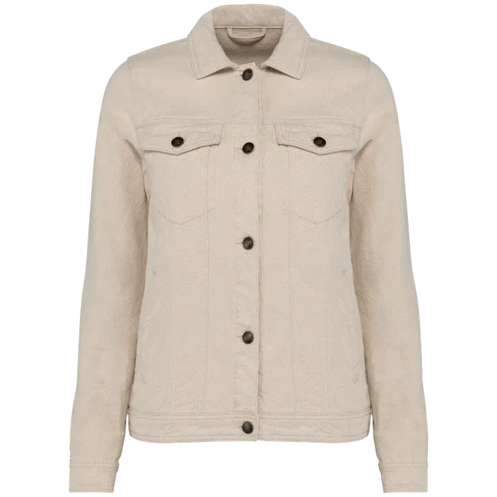 Umweltfreundliche Damen Hanf jacke Raw Natural