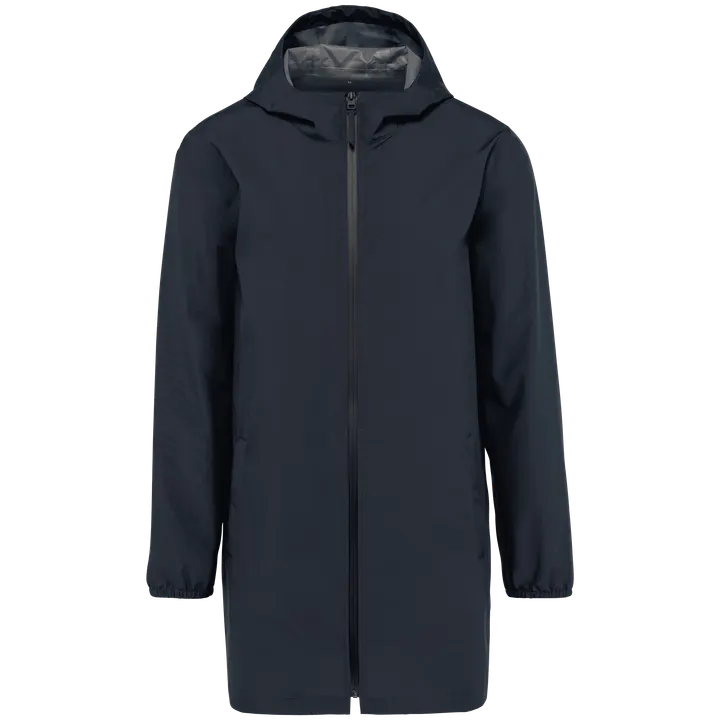 Umweltfreundliche wasserdichte Unisex-Jacke Navy Blue