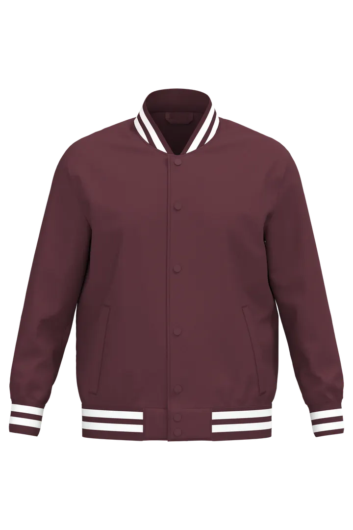 Veste teddy rembourrée écoresponsable unisexe Dark Cherry