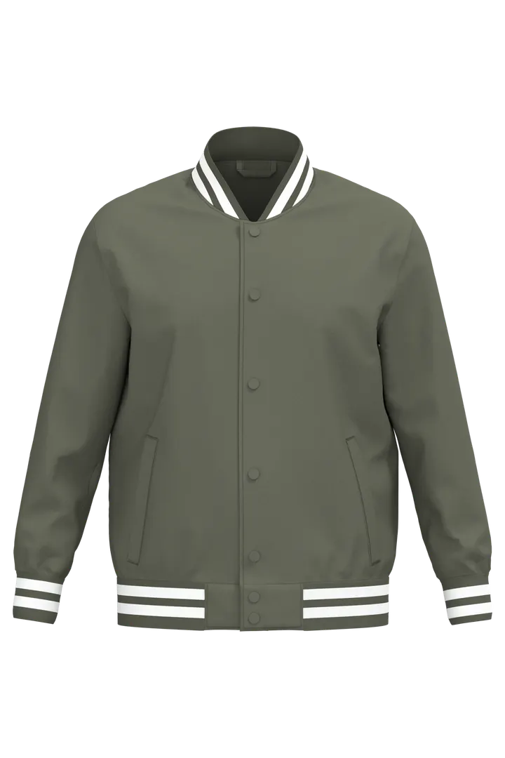 Veste teddy rembourrée écoresponsable unisexe Organic Khaki