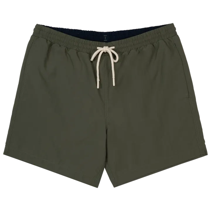 Umweltfreundliche Badeshorts für Herren Organic Khaki