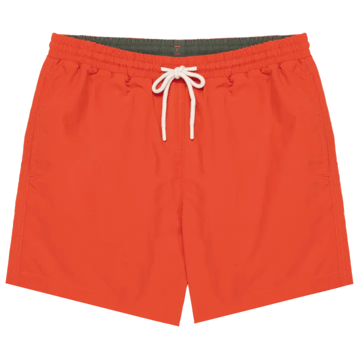 Umweltfreundliche Badeshorts für Herren Paprika