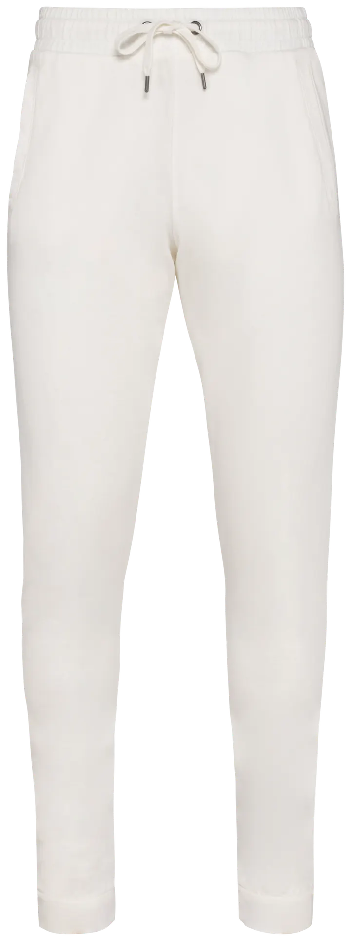 Umweltfreundliche Unisex Jogginghose aus French Terry Washed Ivory