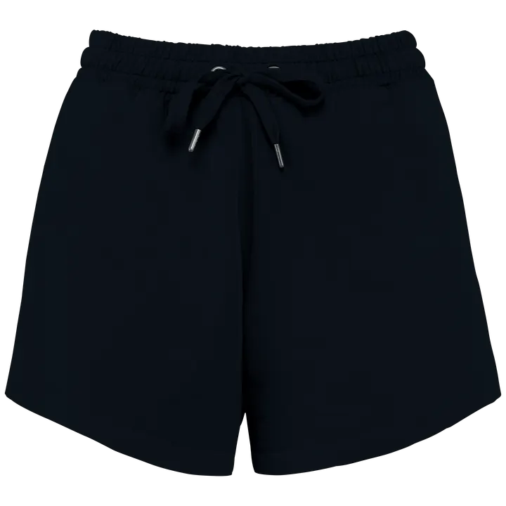 Umweltfreundliche Damenshorts aus French Terry Washed black