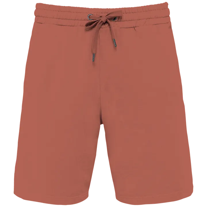 Umweltfreundliche Herrenshorts aus French Terry Washed Pomelo