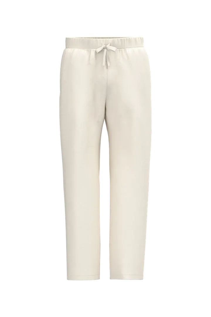 Weite umweltfreundliche Unisex-Jogginghose Ivory