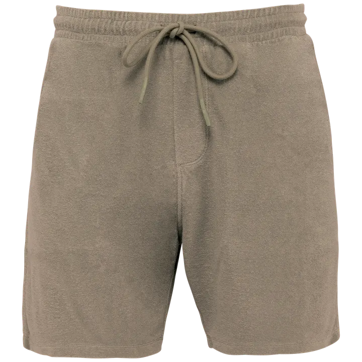 Umweltfreundliche Herrenshorts aus Frottee Cream Coffee