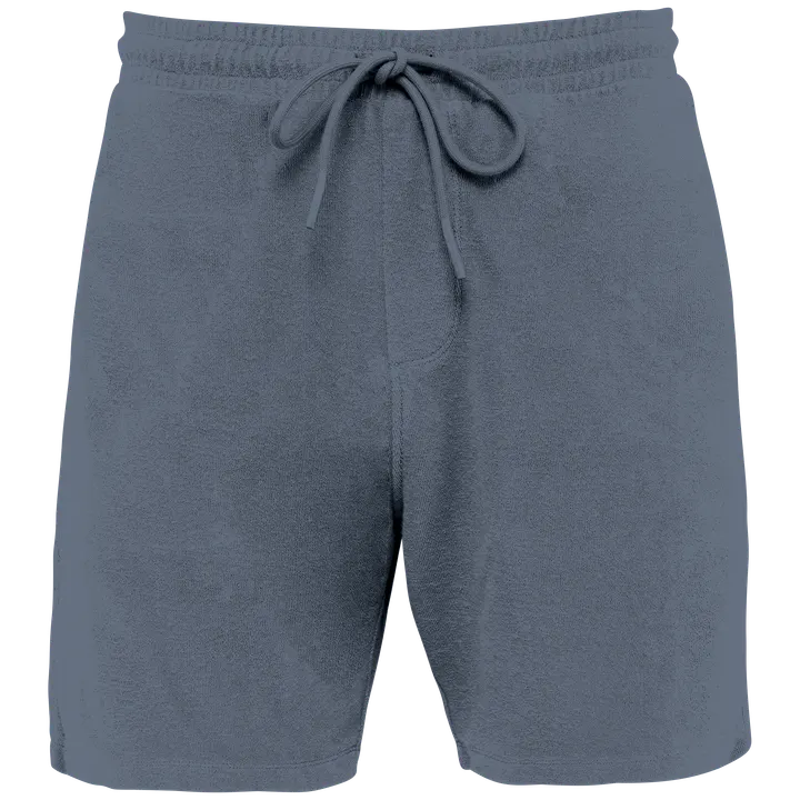 Umweltfreundliche Herrenshorts aus Frottee Mineral Grey
