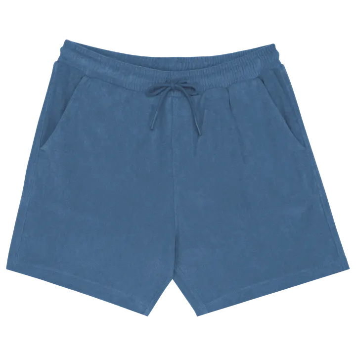 Umweltfreundliche Herrenshorts aus Frottee Riviera Blue