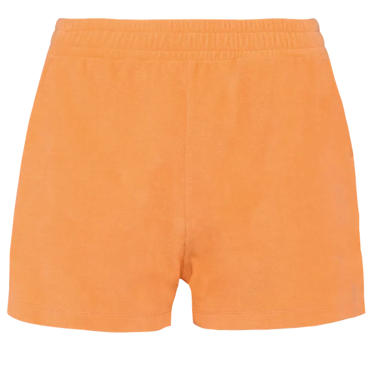 Umweltfreundliche Damenshorts aus Frottee Apricot