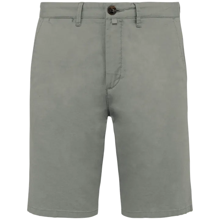 Umweltfreundliche Chino-Bermuda-Shorts für Herren Almond Green