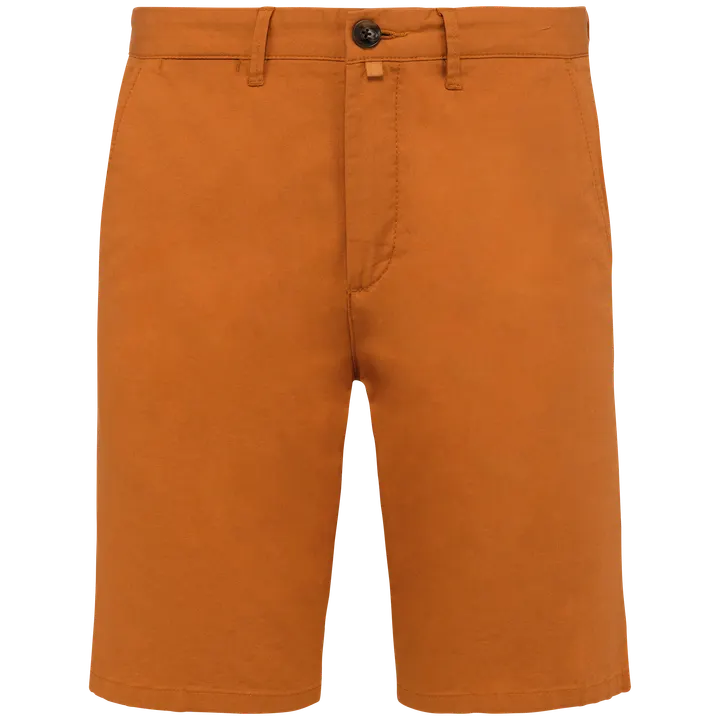 Umweltfreundliche Chino-Bermuda-Shorts für Herren Brown Sugar