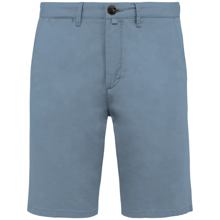 Umweltfreundliche Chino-Bermuda-Shorts für Herren Cool Blue