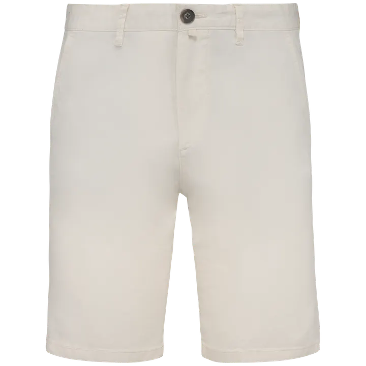 Umweltfreundliche Chino-Bermuda-Shorts für Herren Ivory