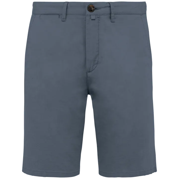 Umweltfreundliche Chino-Bermuda-Shorts für Herren Mineral Grey