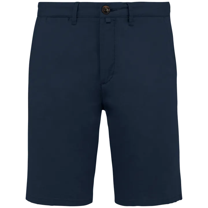 Umweltfreundliche Chino-Bermuda-Shorts für Herren Navy Blue