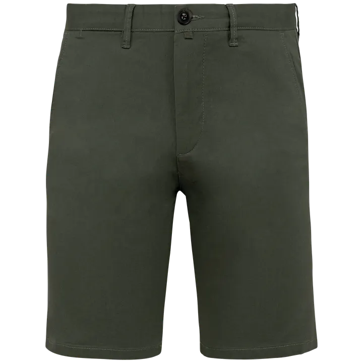 Umweltfreundliche Chino-Bermuda-Shorts für Herren Organic Khaki