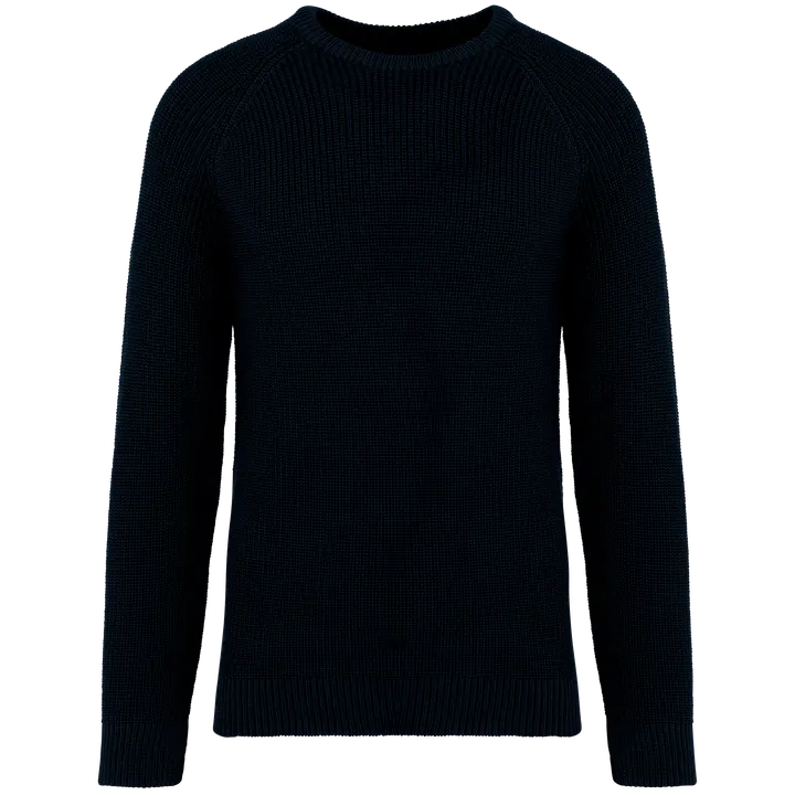 Pull écoresponsable à grosses mailles homme Navy Blue