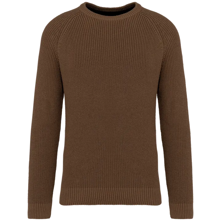 Pull écoresponsable à grosses mailles homme Toffee