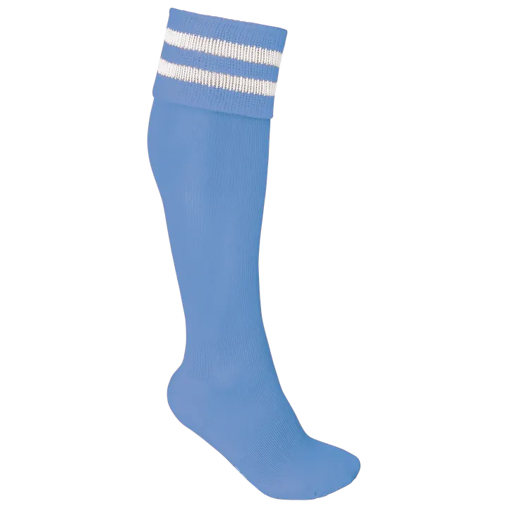 Gestreifte Sportsocken Sporty Sky Blue / White