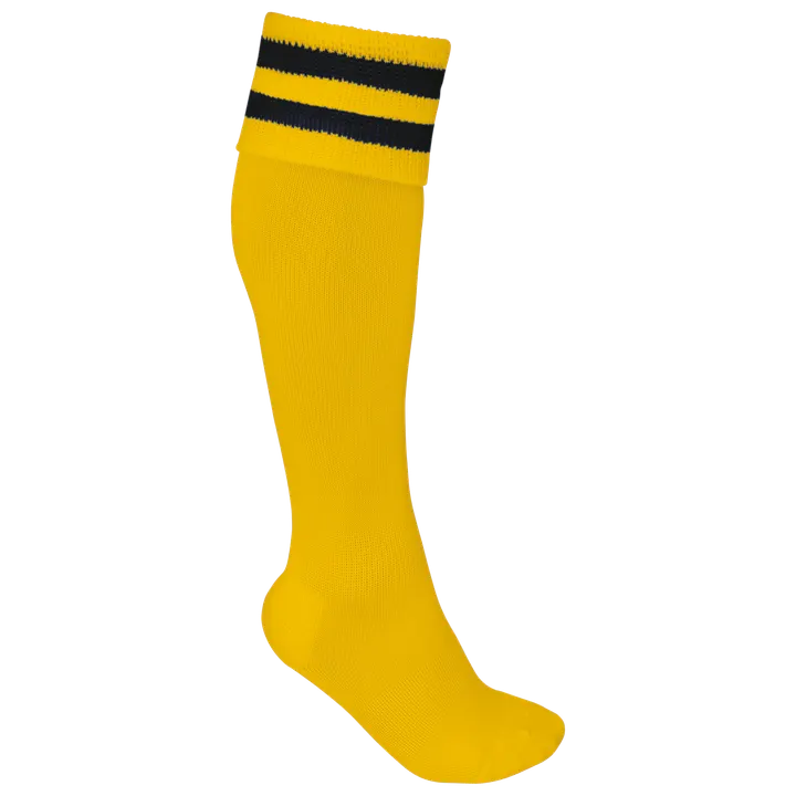 Gestreifte Sportsocken Sporty Yellow / Black