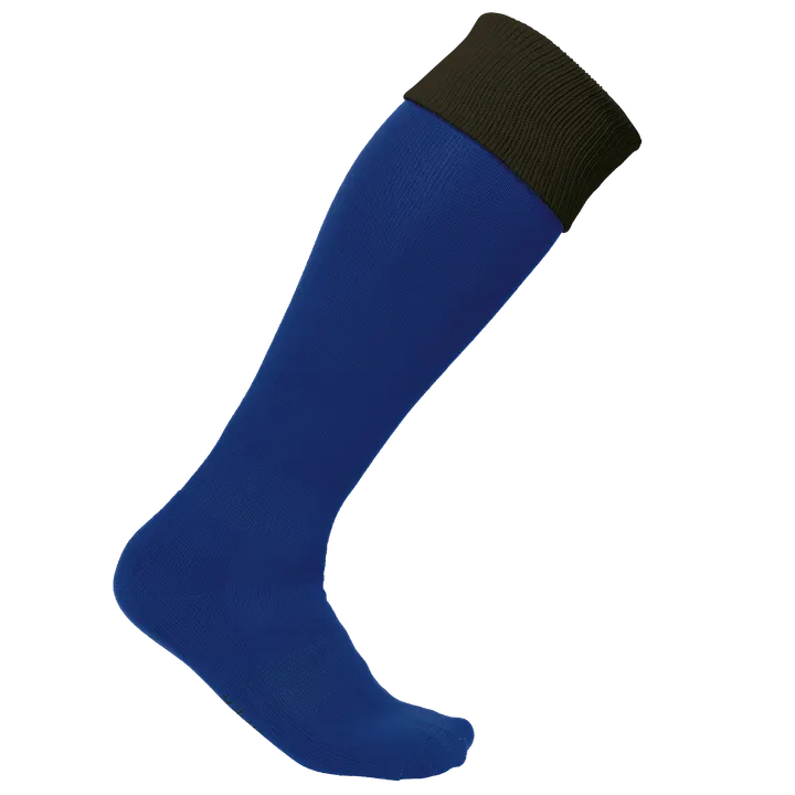 Zweifarbige Sportsocken Dark Royal Blue / Black