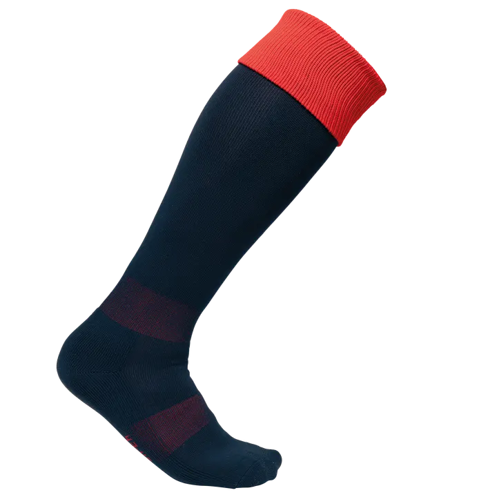 Zweifarbige Sportsocken Sporty Navy / Sporty Red