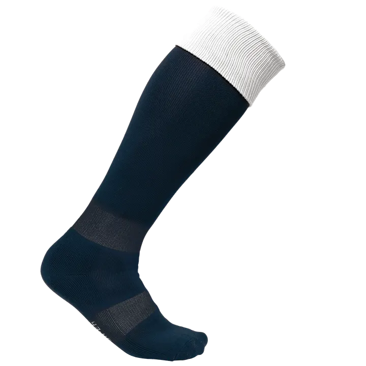 Zweifarbige Sportsocken Sporty Navy / White