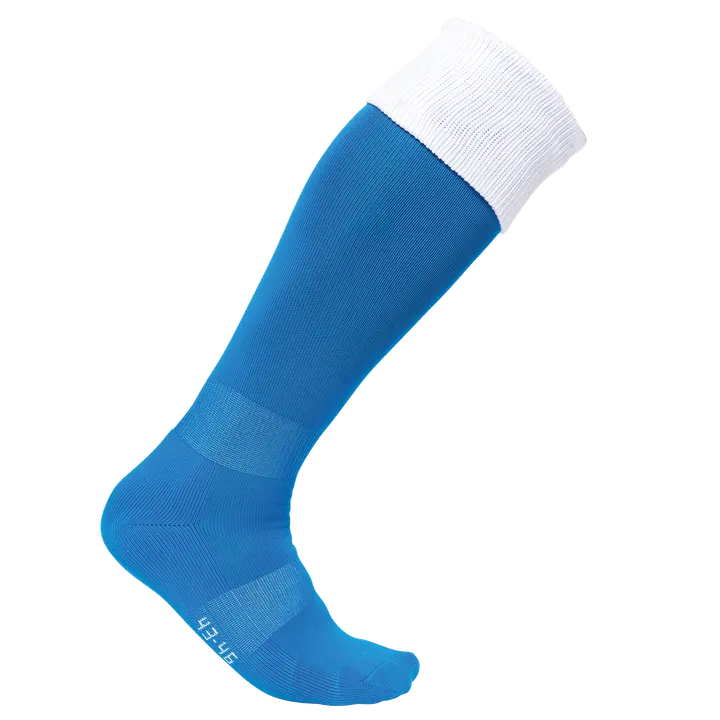 Zweifarbige Sportsocken Sporty Royal Blue / White