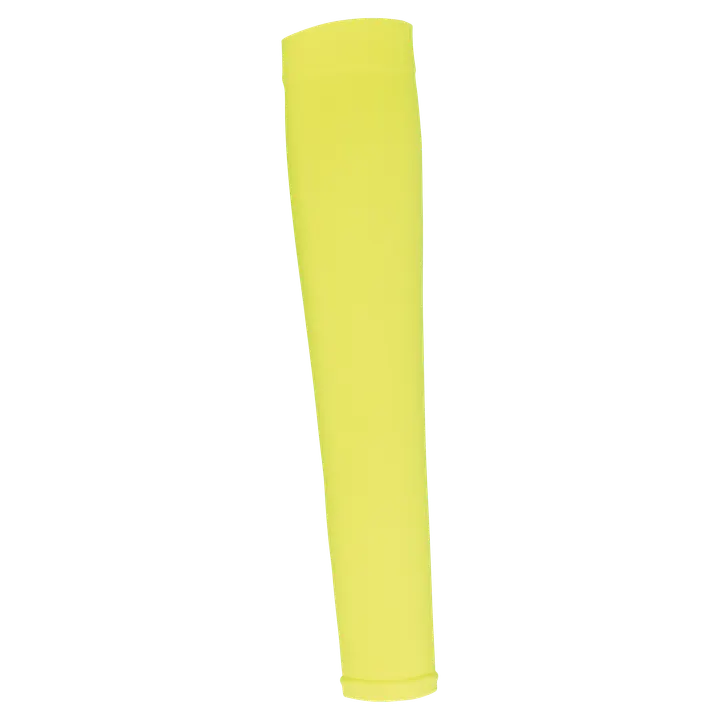 Manchon de sport sans couture unisexe Fluorescent Yellow