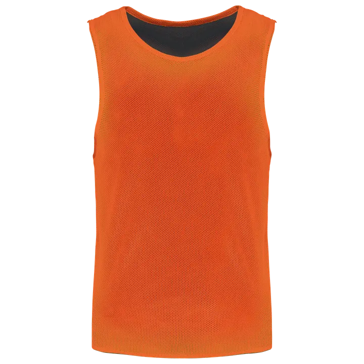Multisport wendetrikot junior/senior Spicy Orange / Black