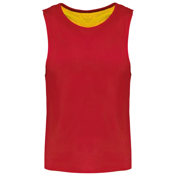 Multisport wendetrikot junior/senior Sporty Red / Sporty Yellow