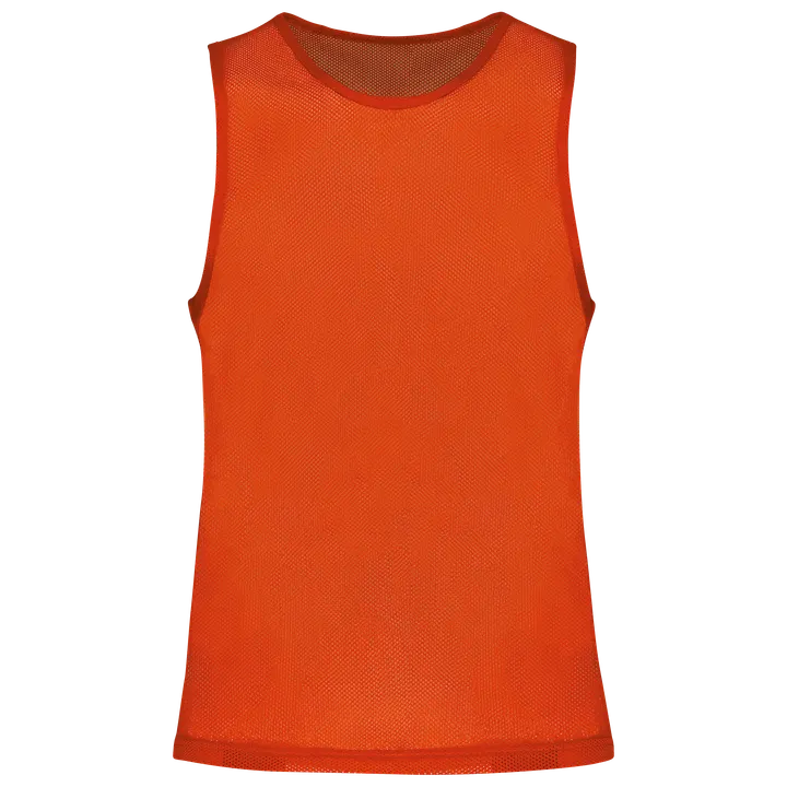 Multisport Markierungshemd. Aus leichtem Netzgewebe Spicy Orange