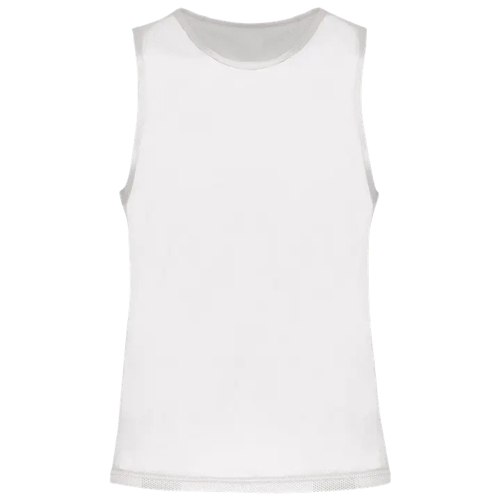 Multisport Markierungshemd. Aus leichtem Netzgewebe White