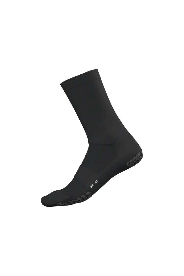 Chaussettes de sport anti-glisse unisexe Black
