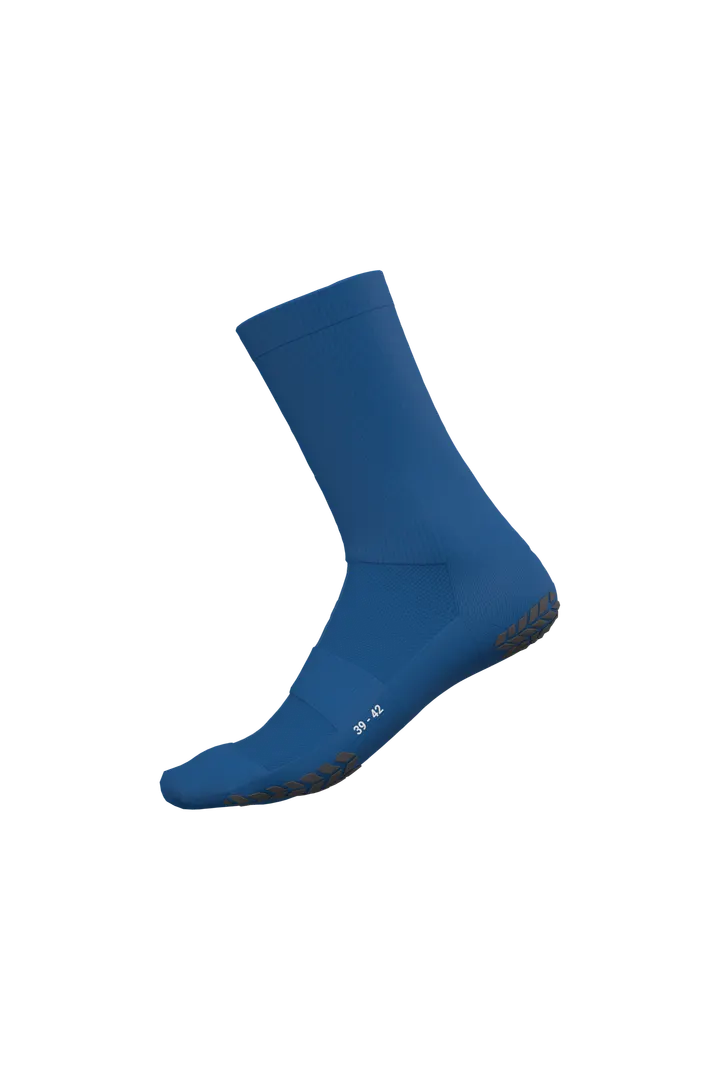 Chaussettes de sport anti-glisse unisexe Dark Royal Blue