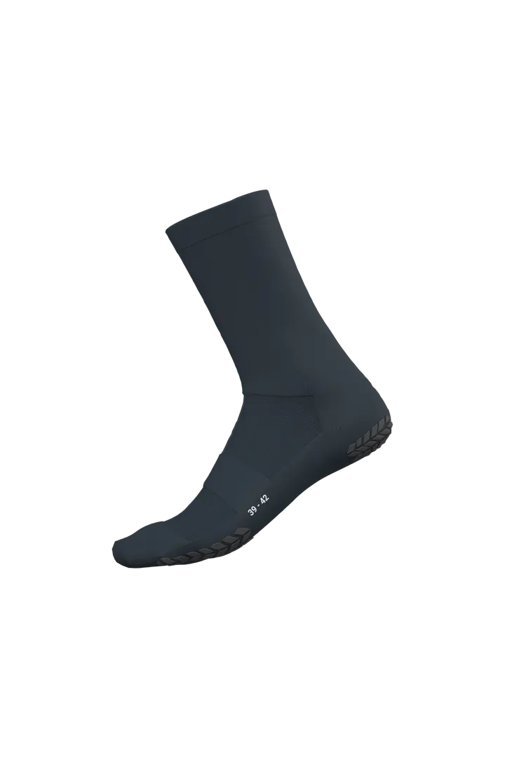 Chaussettes de sport anti-glisse unisexe Navy
