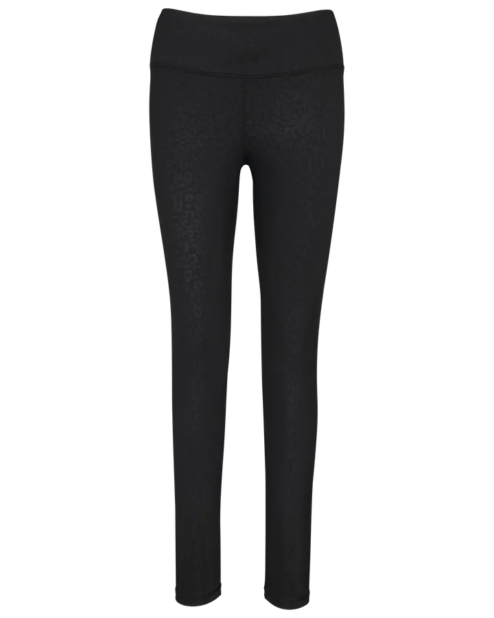 Umweltfreundliche Damen-Legging Black Leopard
