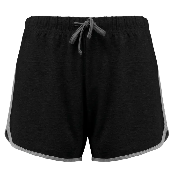 Damen-Sportshorts Black / Grey Heather