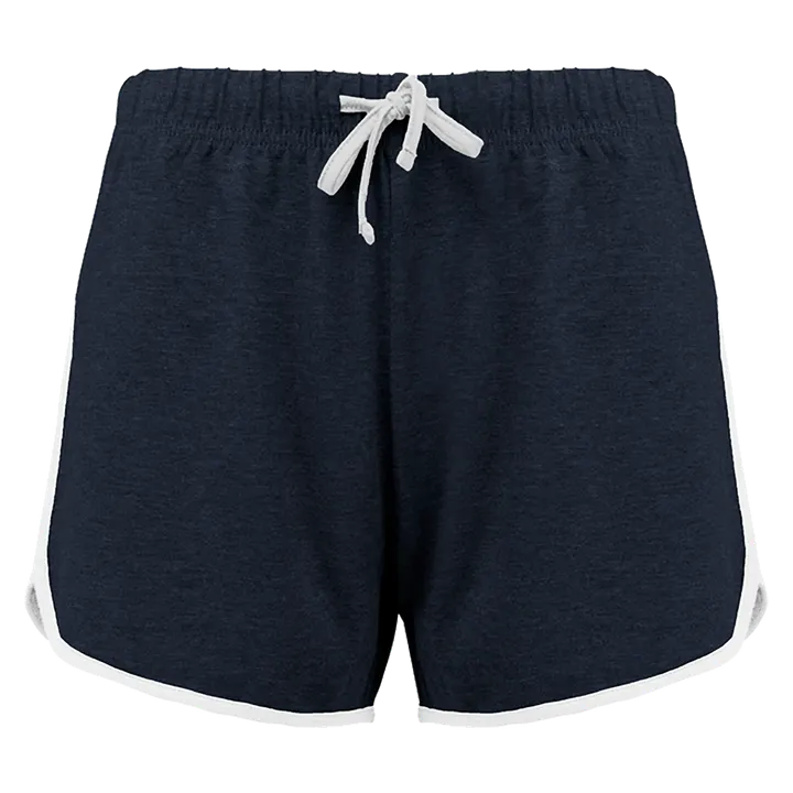Damen-Sportshorts Navy / White