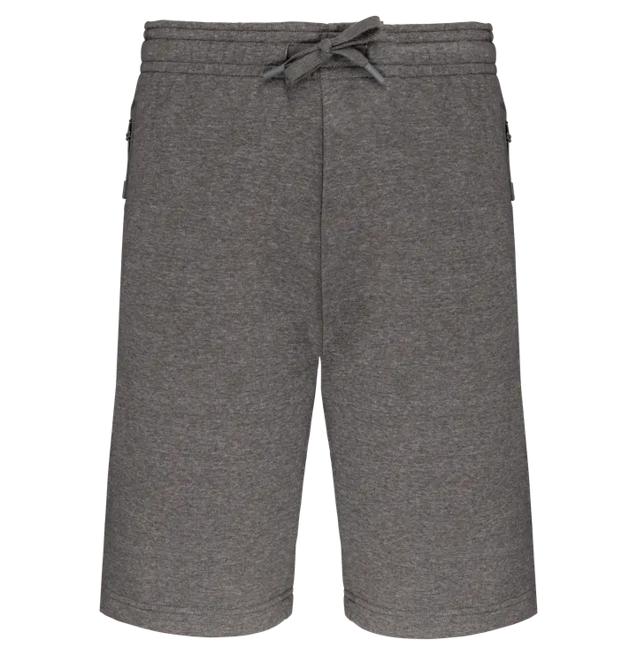 Multisport-Bermuda-Shorts aus Fleece für Erwachsene Grey Heather