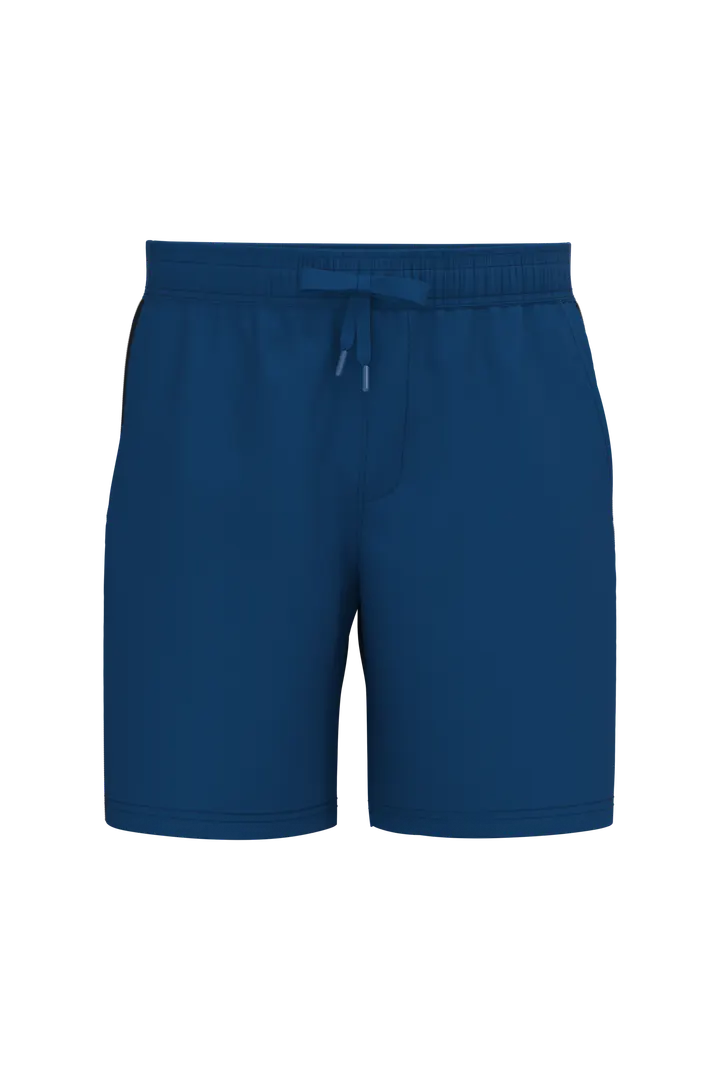 Zweifarbige Herren-Shorts Dark Royal Blue / Black