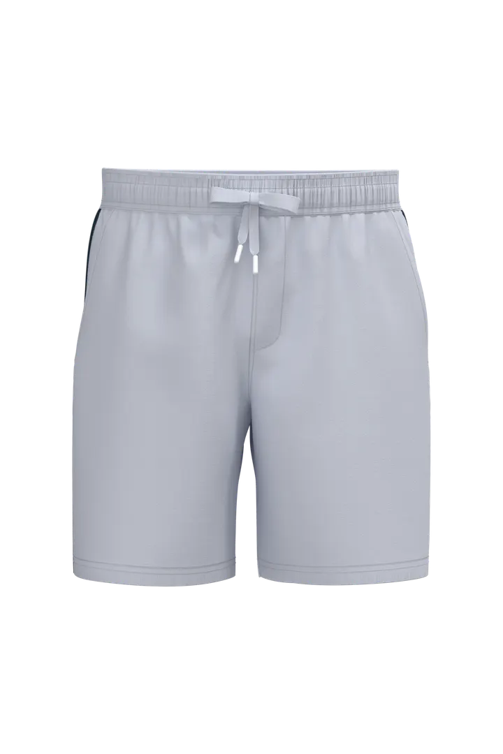 Zweifarbige Herren-Shorts White / Sporty Navy